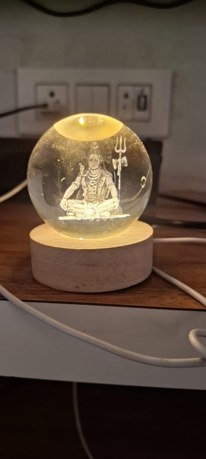 Shiv Crystal LED Lamp